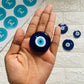 Turkish Evil Eye Glass Bead - Dark Blue - Teal By Tanvi