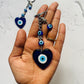 Turkish Evil Eye Heart Keychain