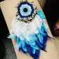 Evil Eye Crochet Car Hanging Dreamcatcher