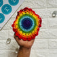 Rainbow Crochet Doily - Teal By Tanvi