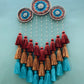 Bohemian Sea Breeze Medium Cluster Dreamcatcher - Teal By Tanvi