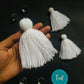 Handmade Tassels (Set of 5) - Teal By Tanvi