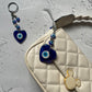 Turkish Evil Eye Heart Keychain