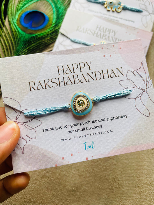 Evil Eye Bling Charm Rakhi