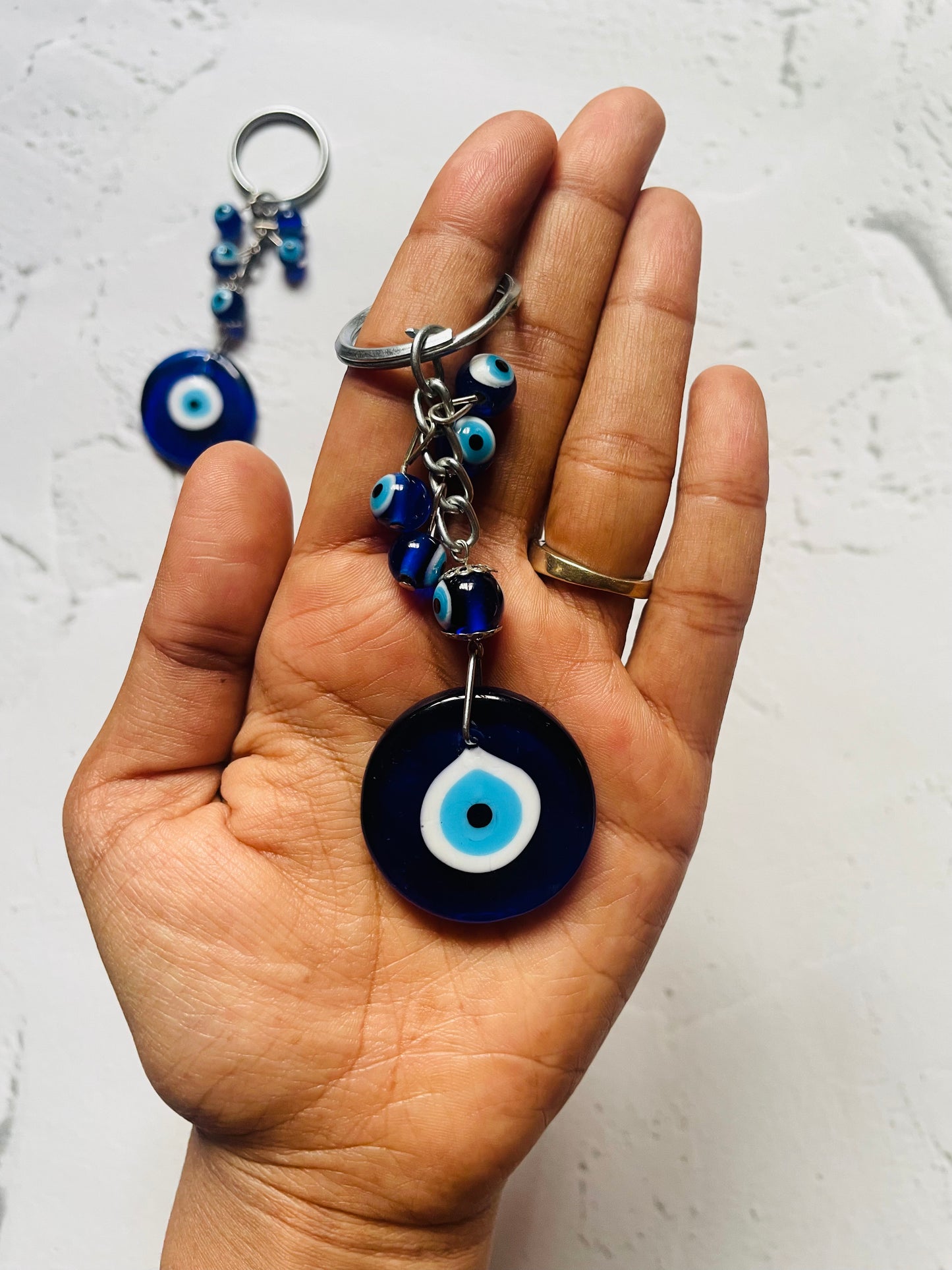 Turkish Evil Eye Keychain