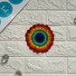 Rainbow Crochet Doily - Teal By Tanvi