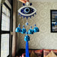 Turkish Evil Eye Windchime Blue Bells