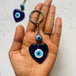 Turkish Evil Eye Heart Keychain