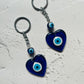 Turkish Evil Eye Heart Keychain