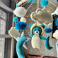 Felt Cot Mobile Hanging Moon & Stars - Baby/Kids Room Decor