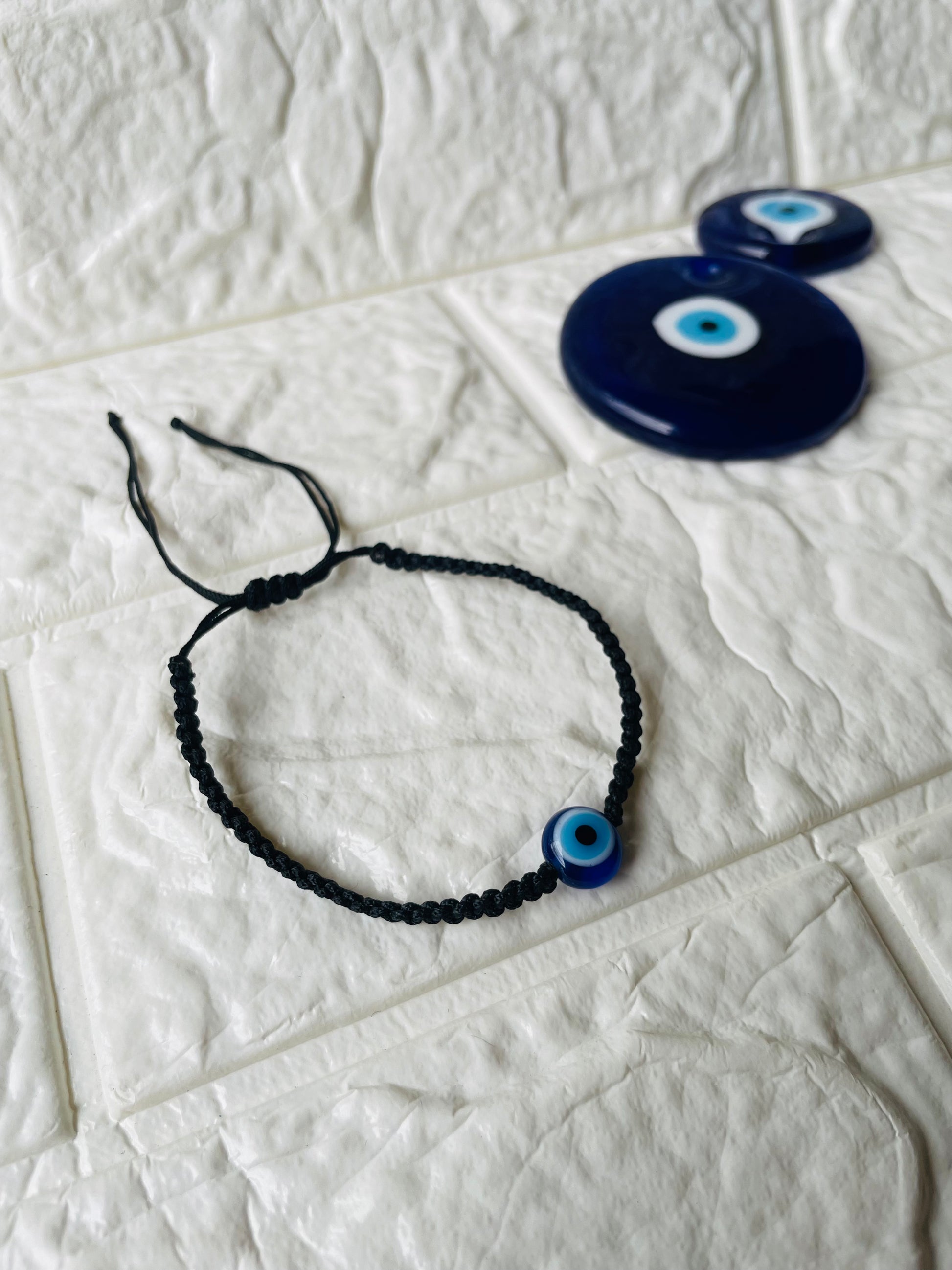 Evil Eye Anklet - Blue - Teal By Tanvi