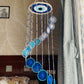 Evil Eye Waterfall Dreamcatcher - Teal By Tanvi