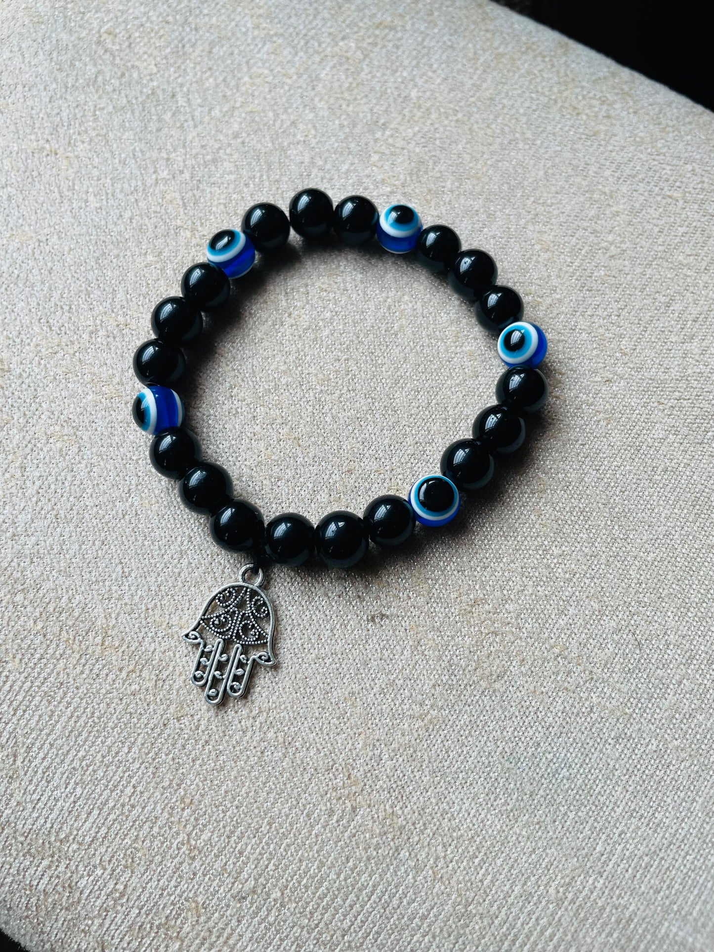 Evil Eye Bracelet - Teal By Tanvi