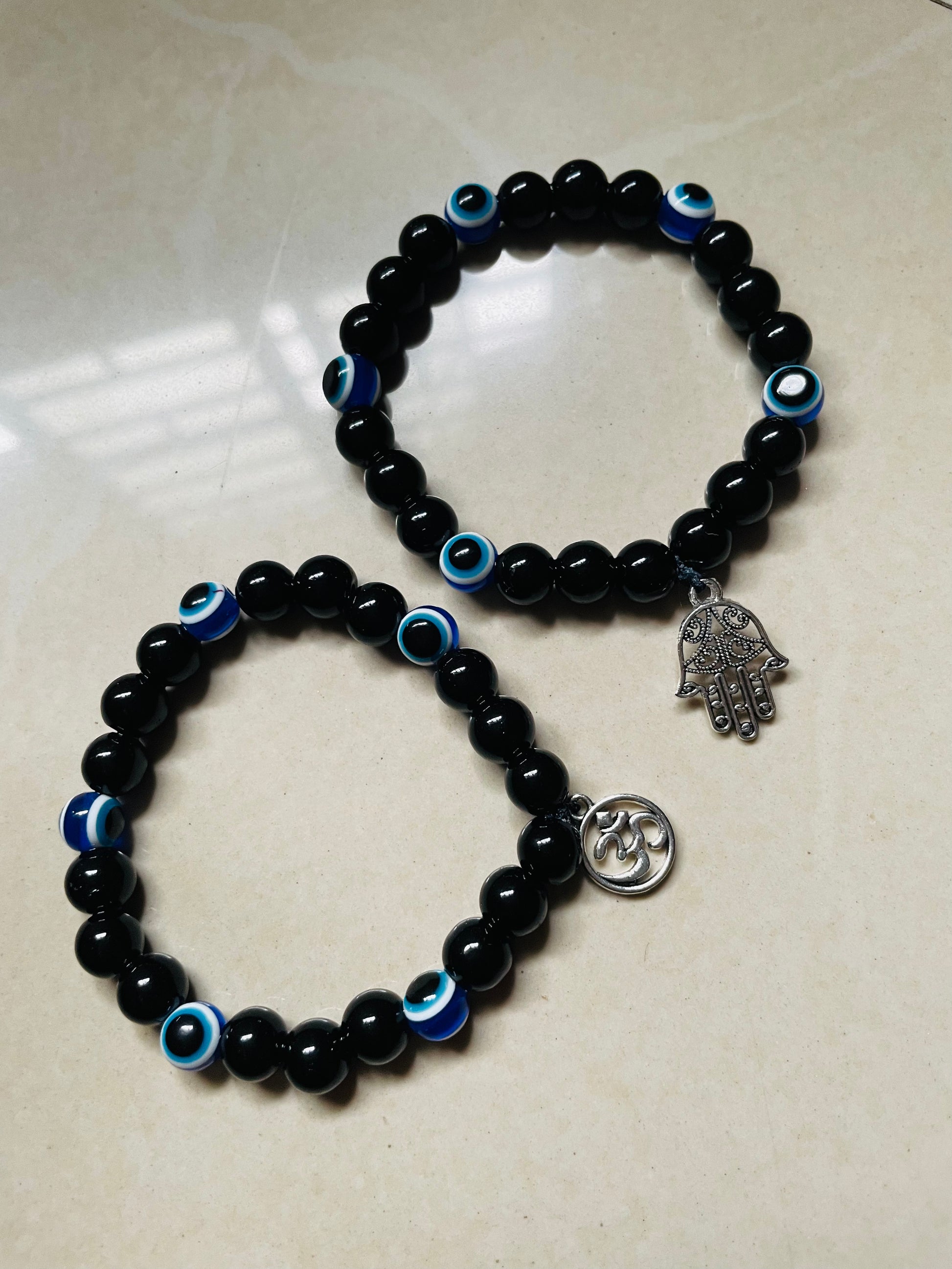 Evil Eye Bracelet - Teal By Tanvi